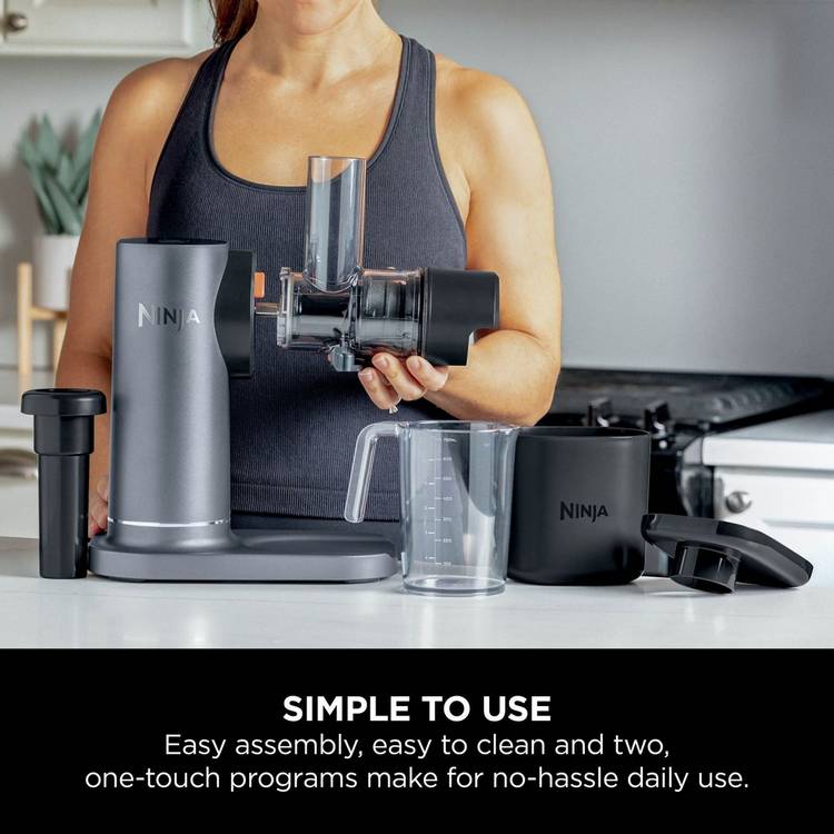 Ninja cold press juicer black JC151UK, imported from the UK