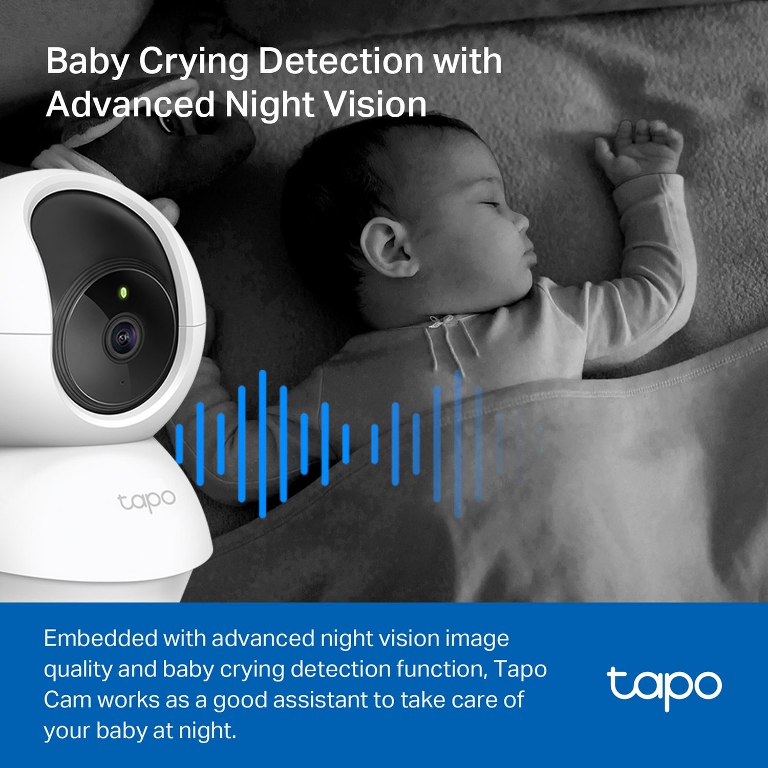 TP-Link Tapo C200 pan tilt security camera 1080p - British product