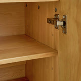 Habitat Simone 2 door shoe storage cabinet oak (British brand)