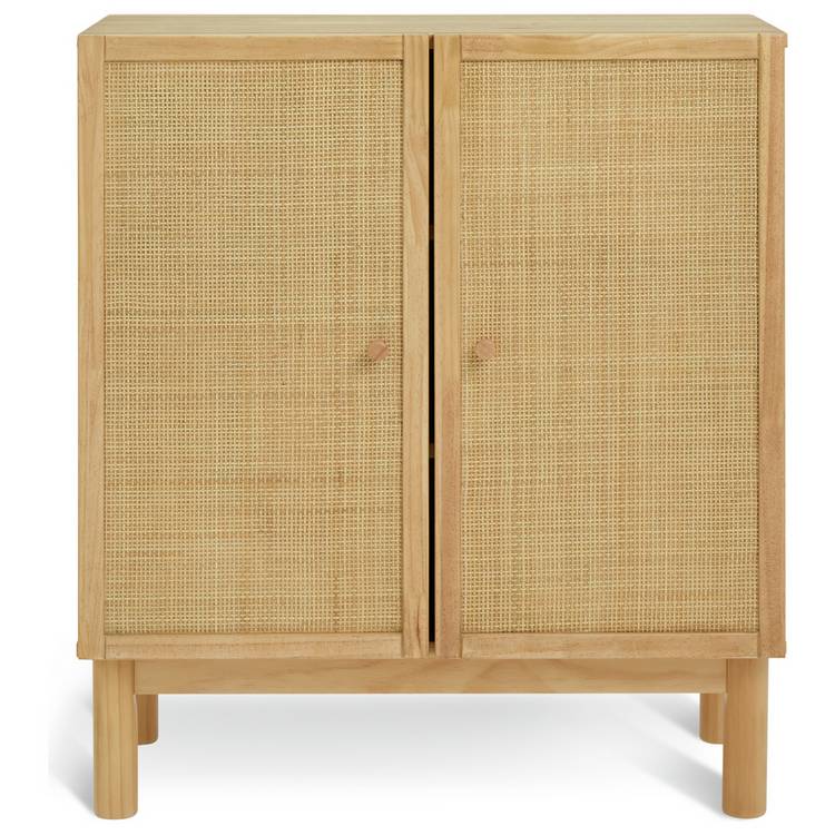 Habitat Simone 2 door shoe storage cabinet oak (British brand)