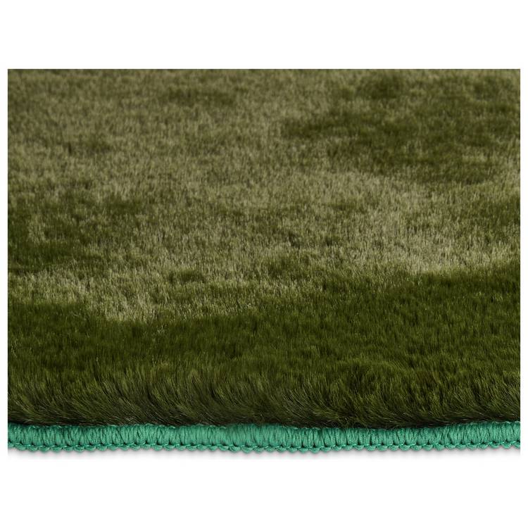 Habitat moss green short pile rug 150x80cm - British product
