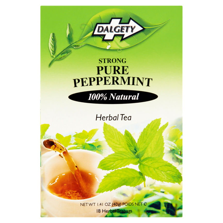 Dalgety Strong Pure Peppermint 18 Herbal Tea Teabags 40g GOODS ASDA   