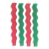 Habitat wavy candles set of 4 unscented paraffin - British product