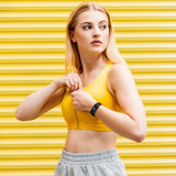 Reflex Active Series 8 black silicone strap smart watch (British brand)