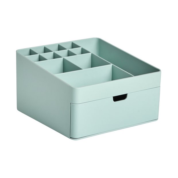 Argos Home cosmetics desktop organiser soft green - British product