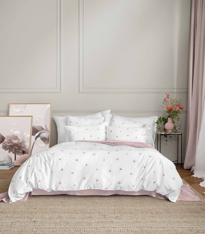 Harrods Schlossberg Floral Jeunesse-Noblesse Oxford Pillowcase (50cm x 75cm)- Buy online at McGrocer