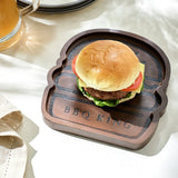 Home Barbeque King burger board rubberwood, UK version