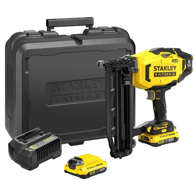 Stanley Fatmax V20 cordless finishing nailer 16 gauge, imported from the UK
