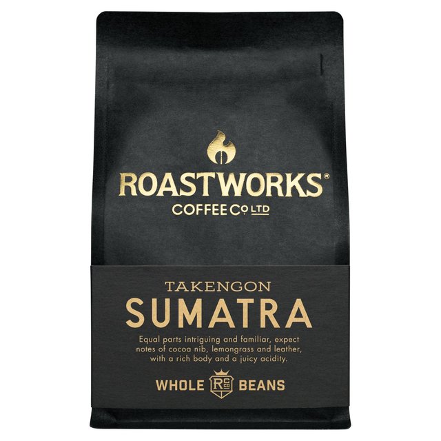 Roastworks Sumatra Whole Bean Coffee   200g GOODS M&S   