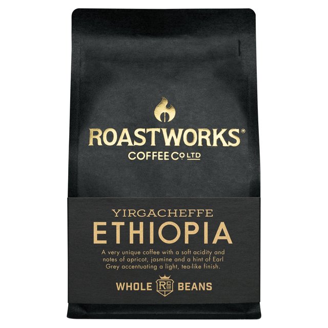 Roastworks Ethiopia Whole Bean Coffee   200g