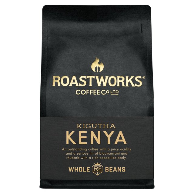 Roastworks Kenya Whole Bean Coffee   200g GOODS M&S   