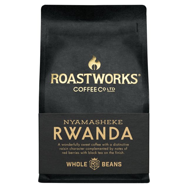 Roastworks Rwanda Whole Bean Coffee   200g GOODS M&S   