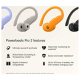 Beats Powerbeats Pro 2 orange true wireless earbuds, imported from the UK