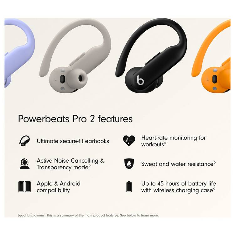 Beats Powerbeats Pro 2 true wireless earbuds Jet Black (British brand)