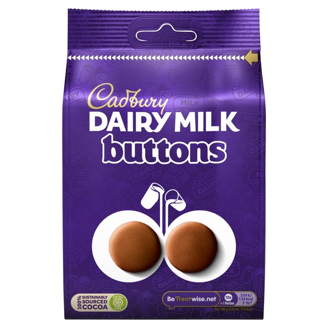 Cadbury Dairy Milk Chocolate Buttons Bag    119g GOODS M&S   