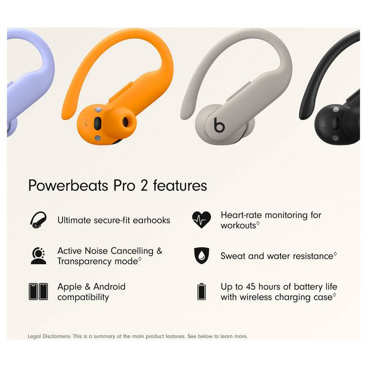 Beats Powerbeats Pro 2 true wireless earbuds Quick Sand, UK version