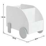 Habitat kids storage trunk white 65 litre - British product