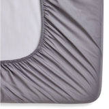 Habitat Polycotton Extra Deep Grey Fitted Sheet - King size