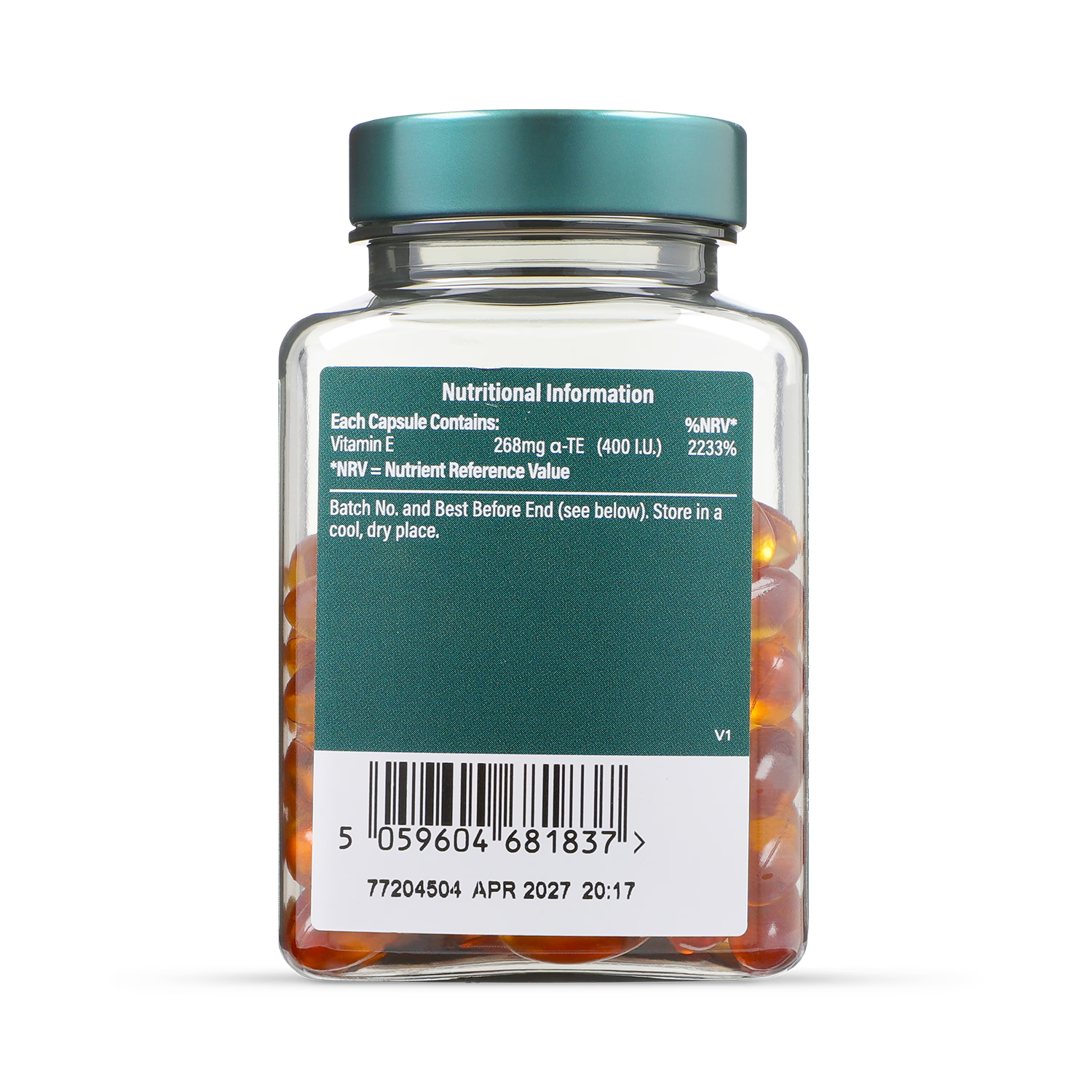 Holland & Barrett Vitamin E 400iu 90 capsules, UK version