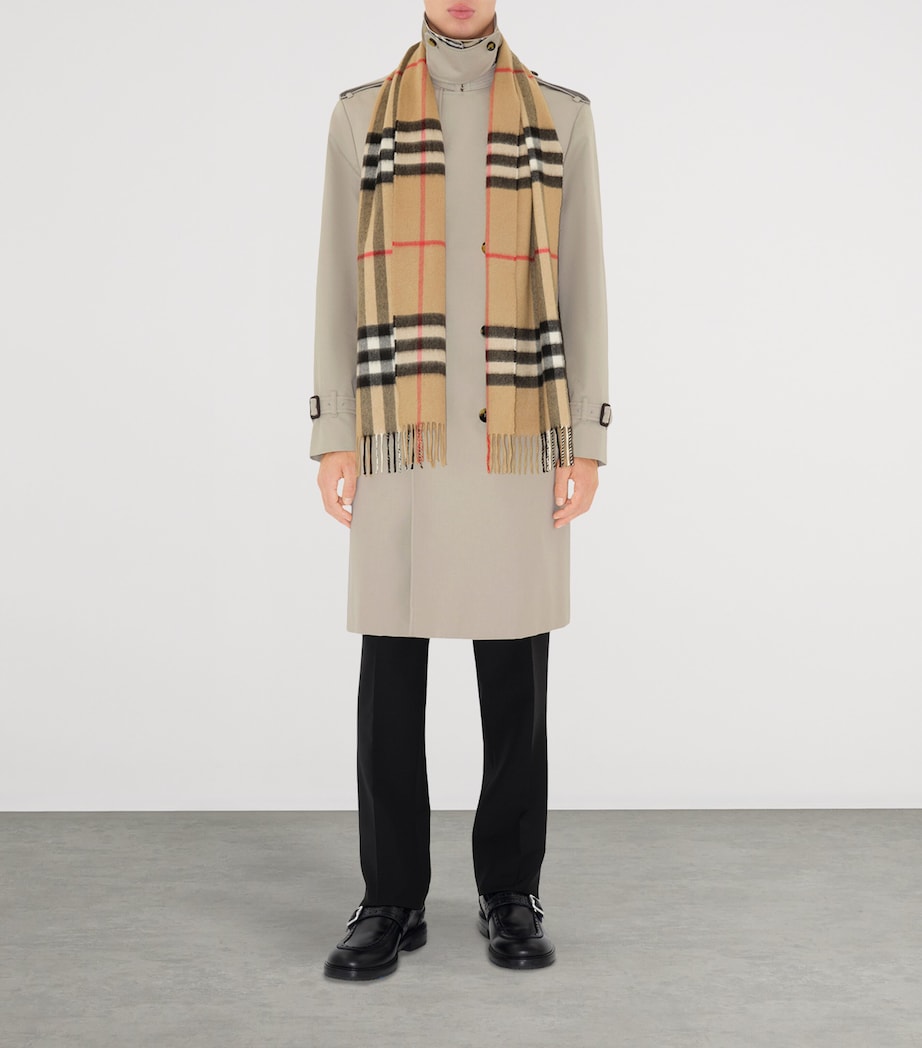 Burberry cashmere check scarf 168cm x 30cm - British product