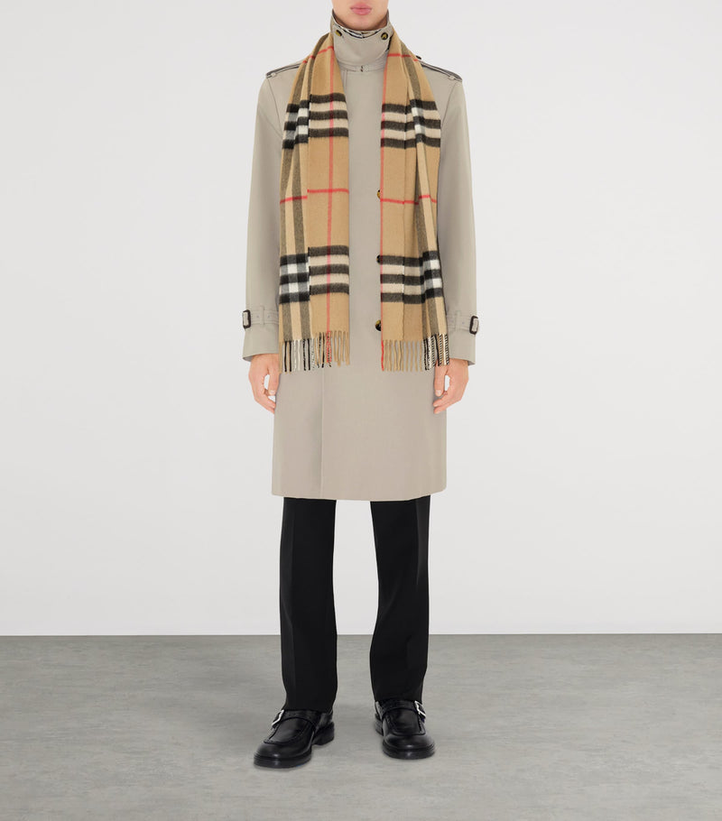 Burberry cashmere check scarf 168cm x 30cm - British product