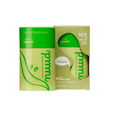 Superdrug Nuud Naturlig Deodorant Lime Bergamott Stick Vegansk 45g - Kjøp online hos McGrocer