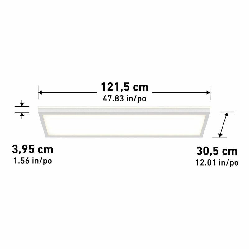 Artika LED flat panel light 121.4x30.5 cm - British product