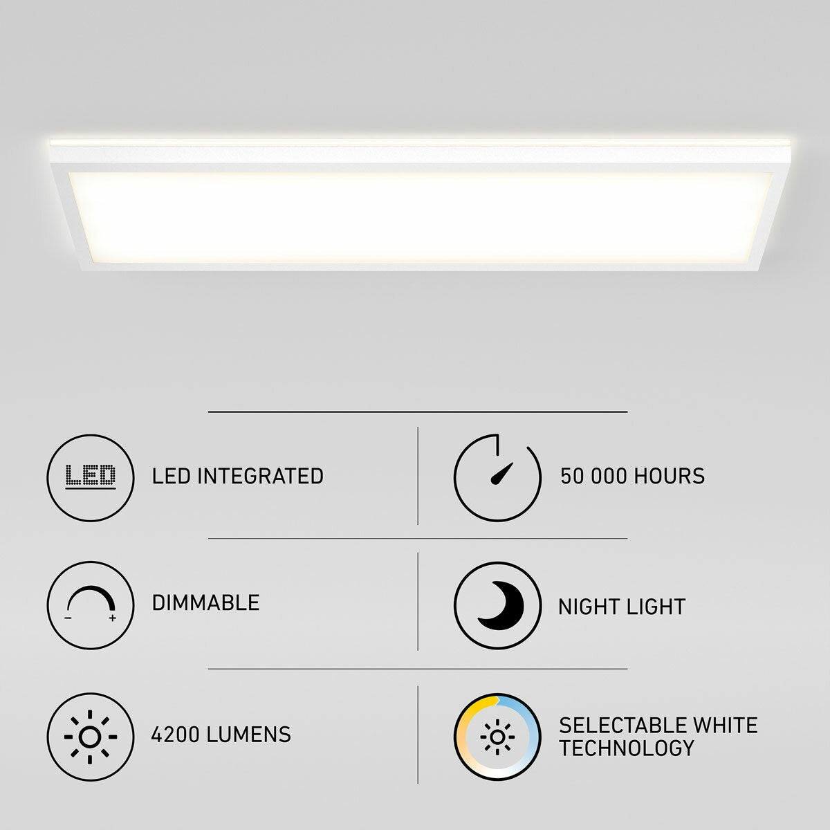 Artika LED flat panel light 121.4x30.5 cm - British product