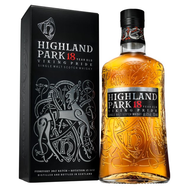 Highland Park 18 Year Old Single Malt Scotch Whisky   70cl GOODS M&S   