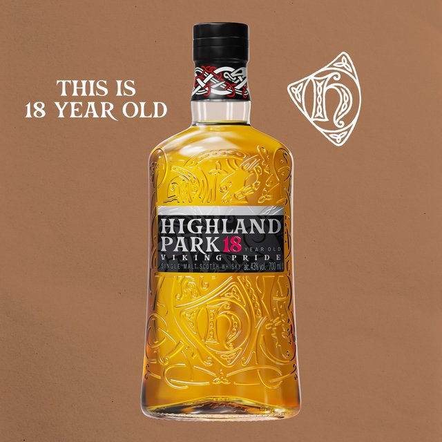 Highland Park 18 Year Old Single Malt Scotch Whisky   70cl GOODS M&S   