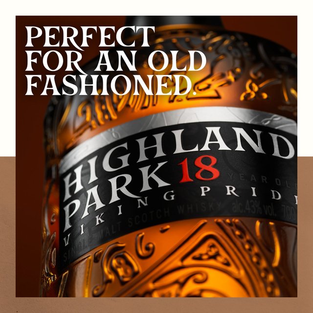 Highland Park 18 Year Old Single Malt Scotch Whisky   70cl GOODS M&S   