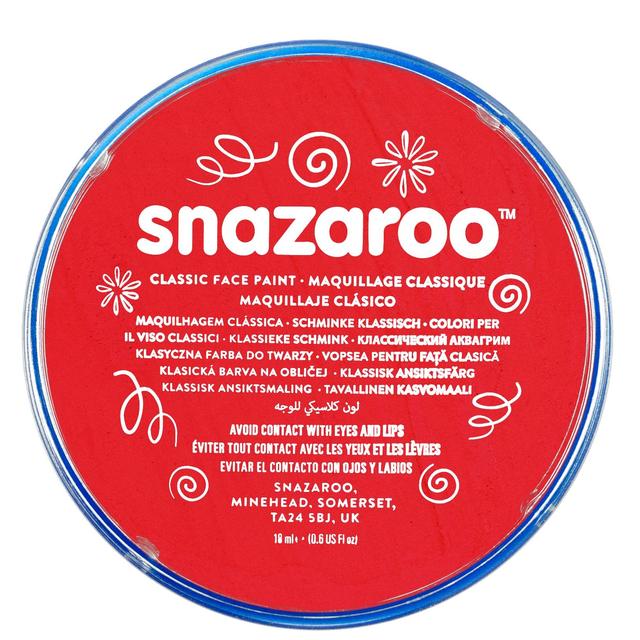 Snazaroo Classic Face Paint Bright Red GOODS M&S   