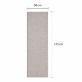 Off The Loom beige runner rug 60x213 cm, imported from the UK