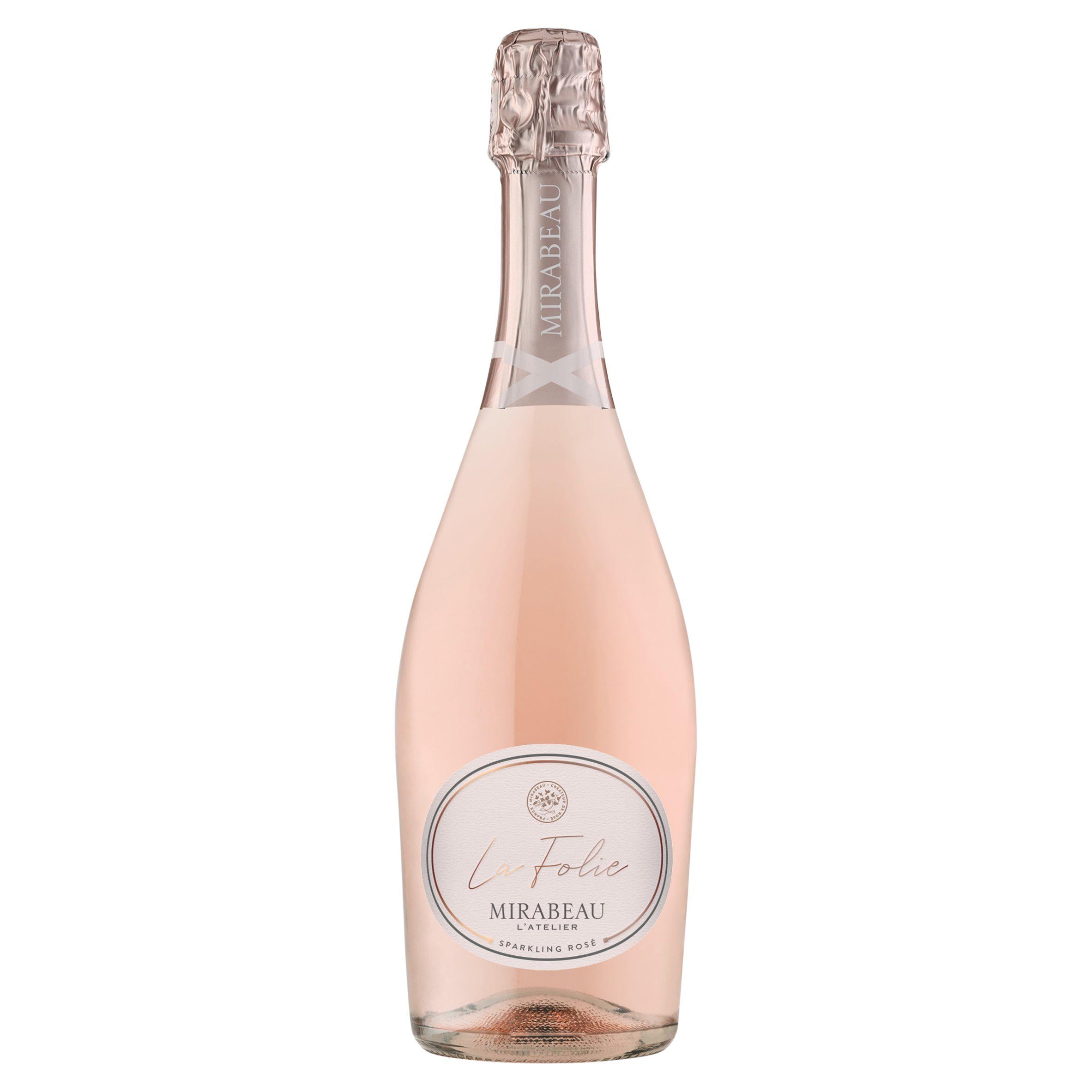 Mirabeau La Folie Sparkling Rosé 750ml GOODS Sainsburys   