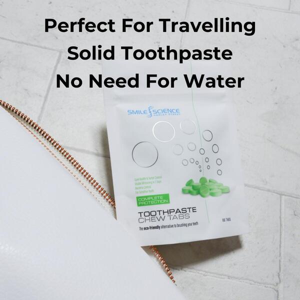 Smile Science Harley Street toothpaste tablets complete (British brand)