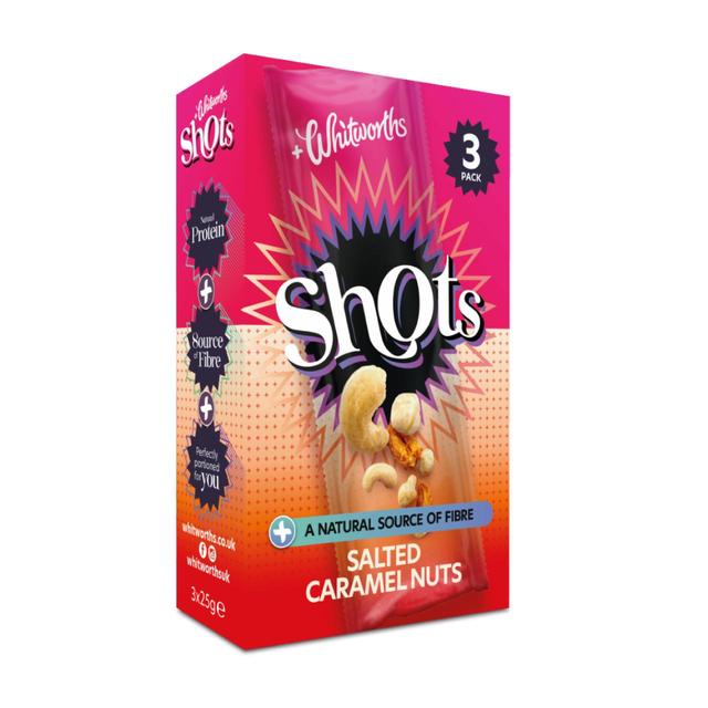 Whitworths Shots Pack Salted Caramel   3 per pack