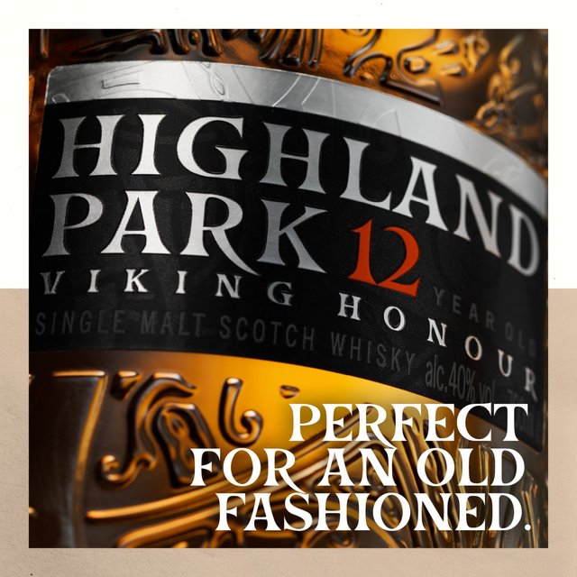 Highland Park 12 Year Old Single Malt Scotch Whisky   70cl GOODS M&S   