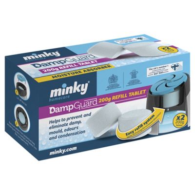 Minky Damp Guard dehumidifier refill tablets 2x200g (British brand)