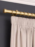 Antique Brass 28mm Metal Curtain Pole Rings (Pack of 6)