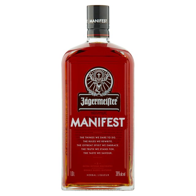 Jagermeister Manifest Premium Oak Aged Herbal Liqueur   1L GOODS M&S   