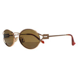 Miu Miu gold oval sunglasses MU52YS, UK version