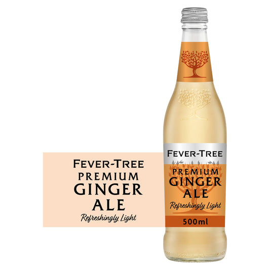 Fever-Tree Refreshingly Light Ginger Ale 500ml Bacardi Sainsburys   