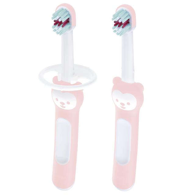 MAM Baby's Brush Double Pack with Safety Shield   2 per pack GOODS M&S   