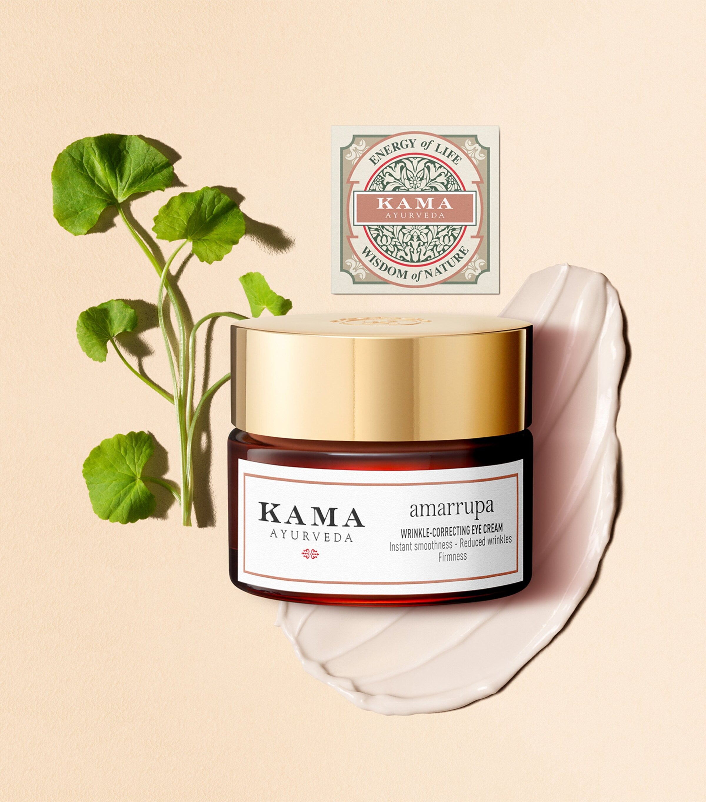 KAMA AYURVEDA Amarrupa Wrinkle-Correcting Eye Cream 15ml, UK version