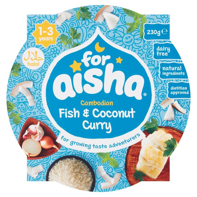 For Aisha Cambodian Fish & Coconut Curry Pot 12 mths+   230g GOODS M&S   