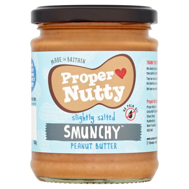 Proper Nutty Slightly Salted Peanut Butter   280g GOODS M&S   