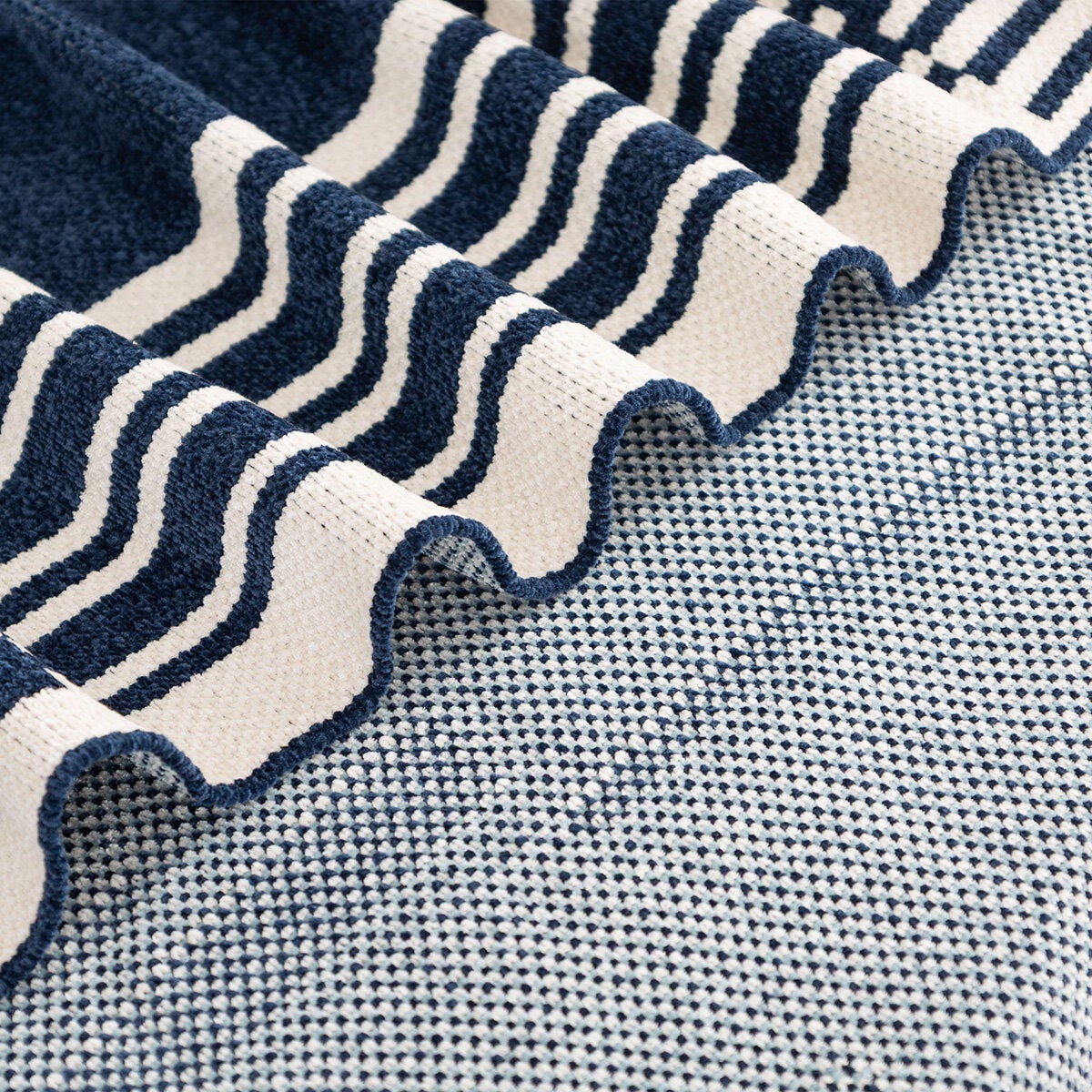 Berkshire Chenille striped throw 152x178 cm (British brand)
