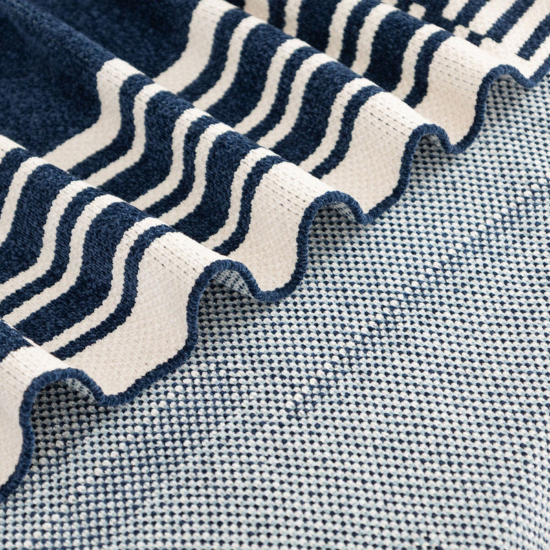 Berkshire Chenille striped throw 152x178 cm (British brand)
