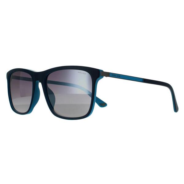 Police SPLA56 Record 1 blue mirrored sunglasses, UK version