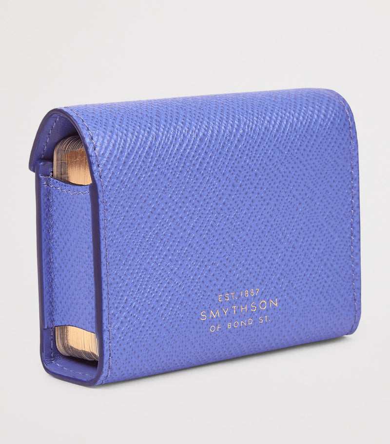 Smythson calfskin Panama playing cards and case set (British brand)